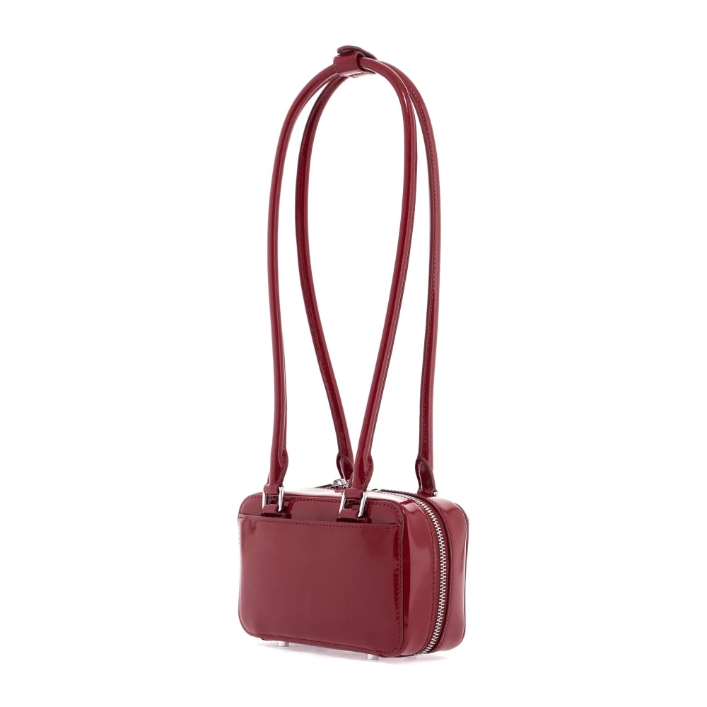 Self Portrait Kristallen Lederen Bauletto Tas Red Dames
