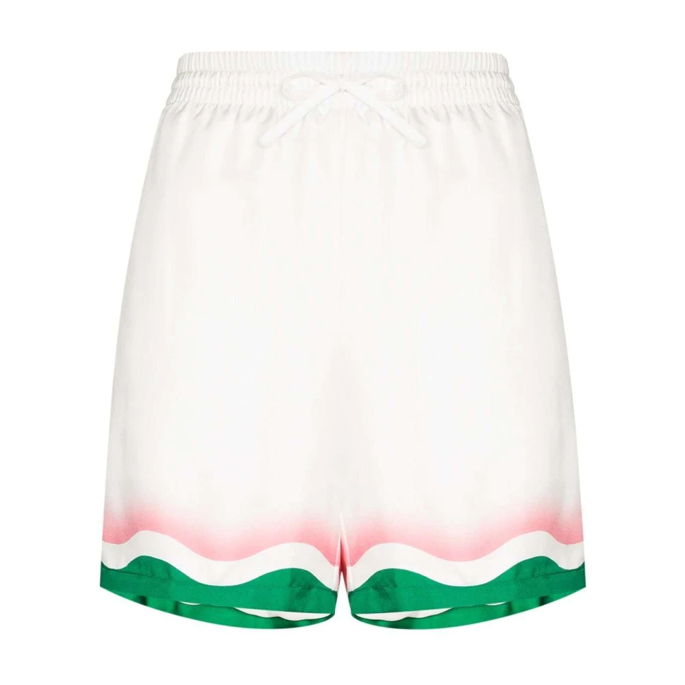 Casablanca Ping Pong Shorts met Golfprint White Dames