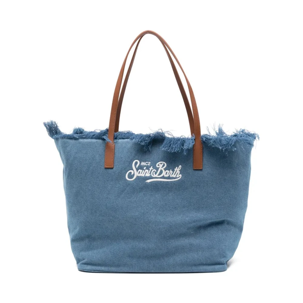 Mc2 Saint Barth Women's Blue City Bag Fringe