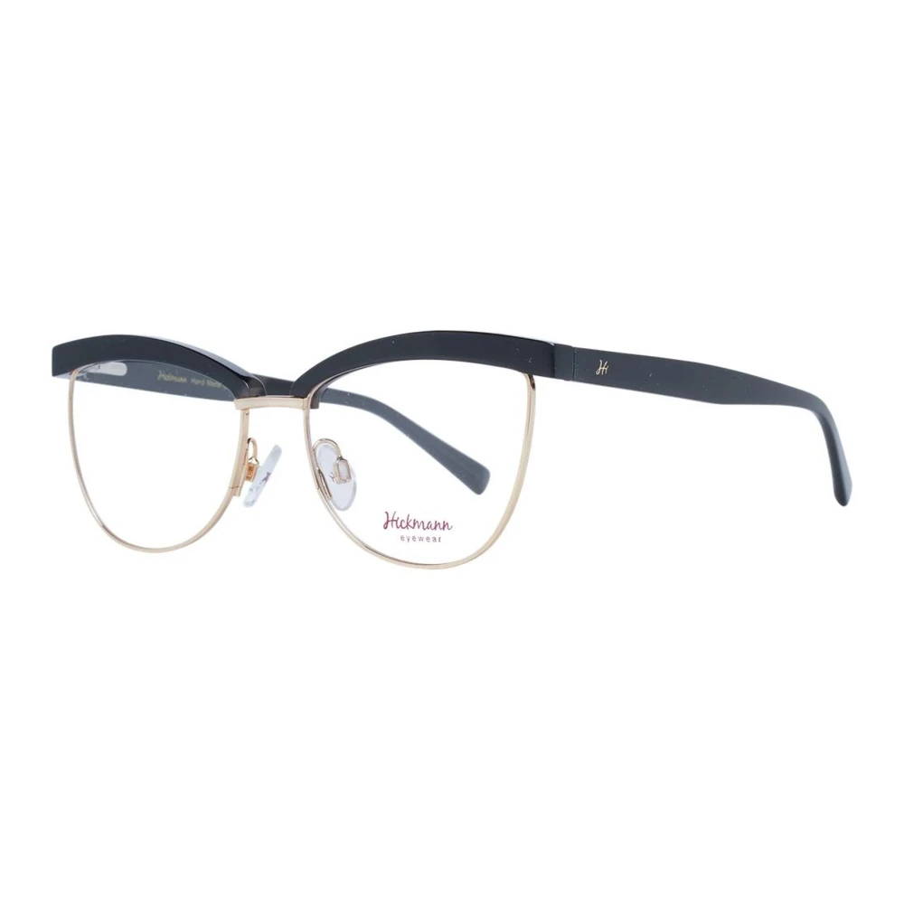 Ana Hickmann Zwarte Metalen Vierkante Optische Frames voor Vrouwen Black Dames