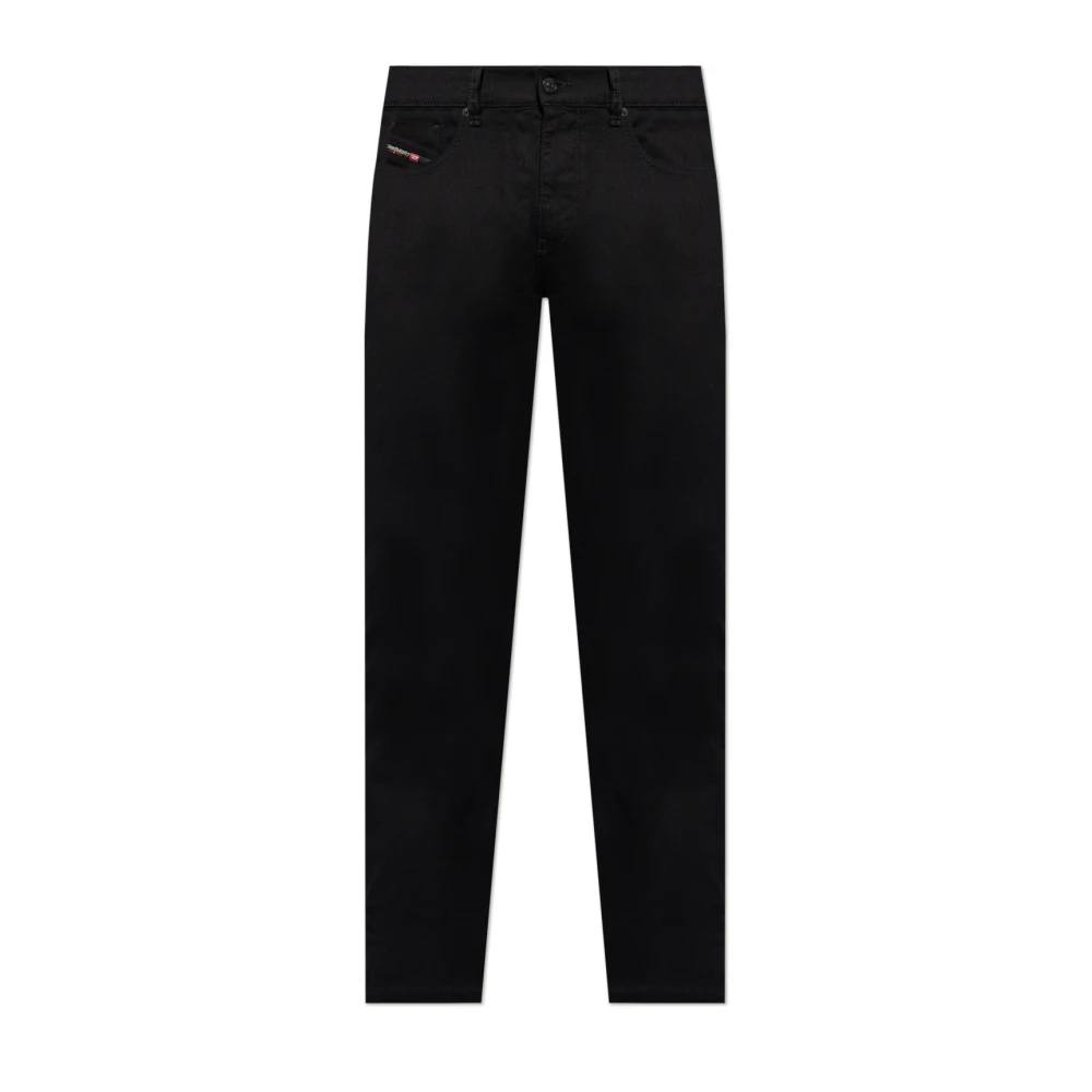 Diesel Mannelijk Zwart Jeans Heren, W34 L32, Katoen, 2019 D-Strukt Slim-Fit Jeans
