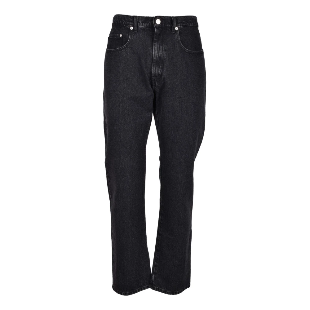 Bally Katoen Denim Jeans Black Heren