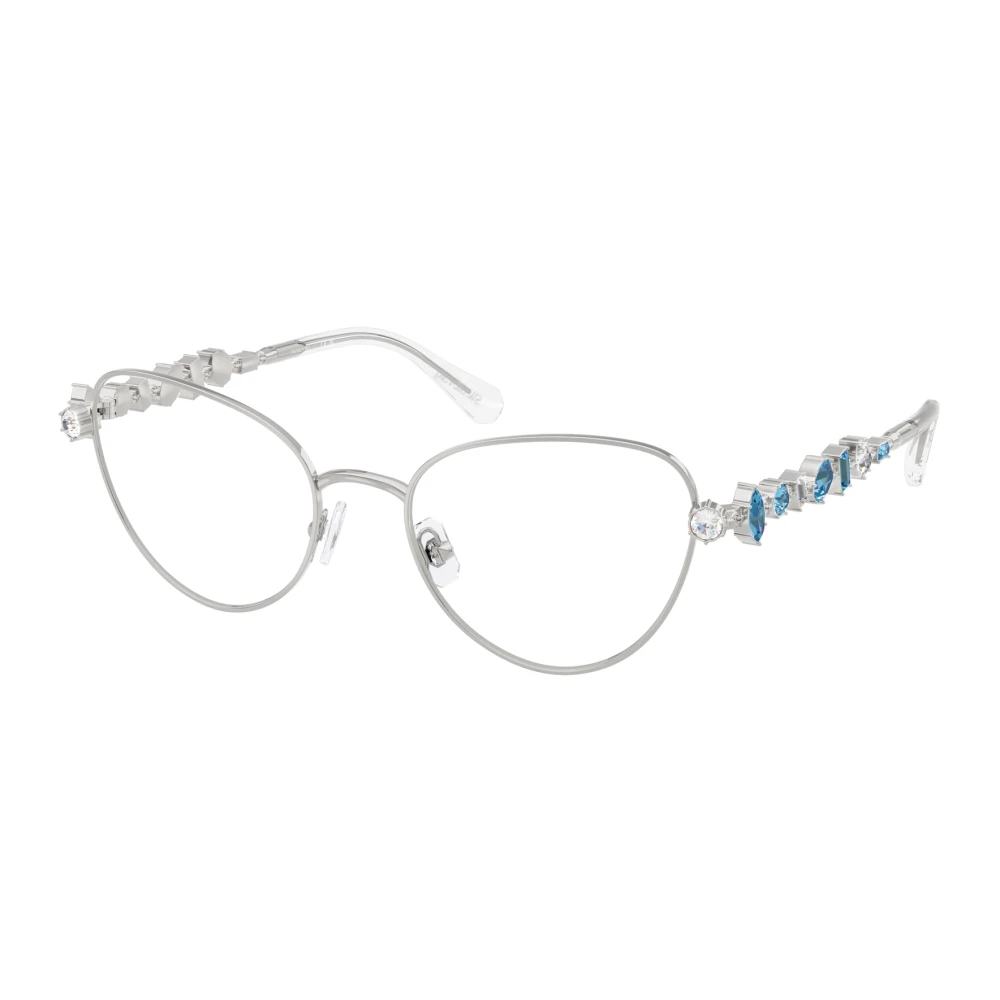 Swarovski Women's Gray Fashion Glasses - Glasses - 53 Mm - Accessories