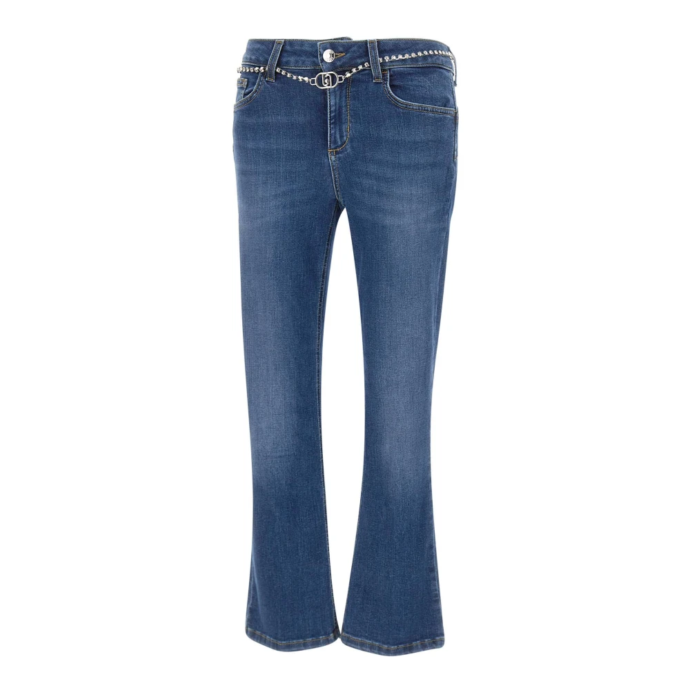 Liu Jo Women's Blue Cropped Jeans, W30, Fly Jeans