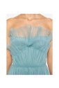 aqua-blue-mesh-panel-dress
