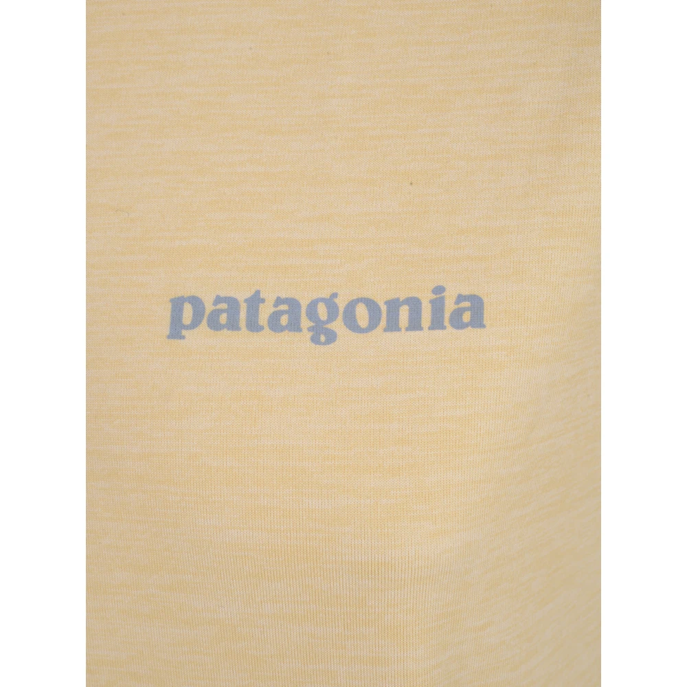 Patagonia Grafisch Cool Dagelijks Water Shirt Beige Dames