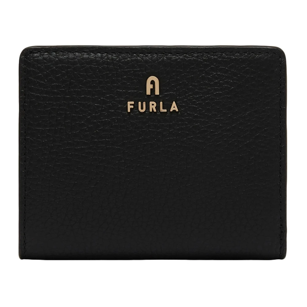 Furla Women's Black Wallets & Cardholders, One Size, Camelia Compact Wallet