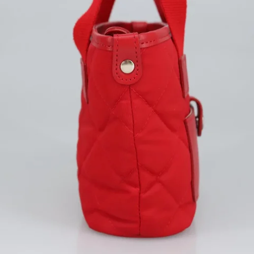 Burberry Vintage Pre-owned Nylon handbags Red Dames