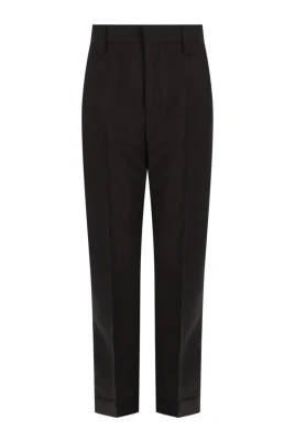 Wool-Mohair Regular Formal Pants