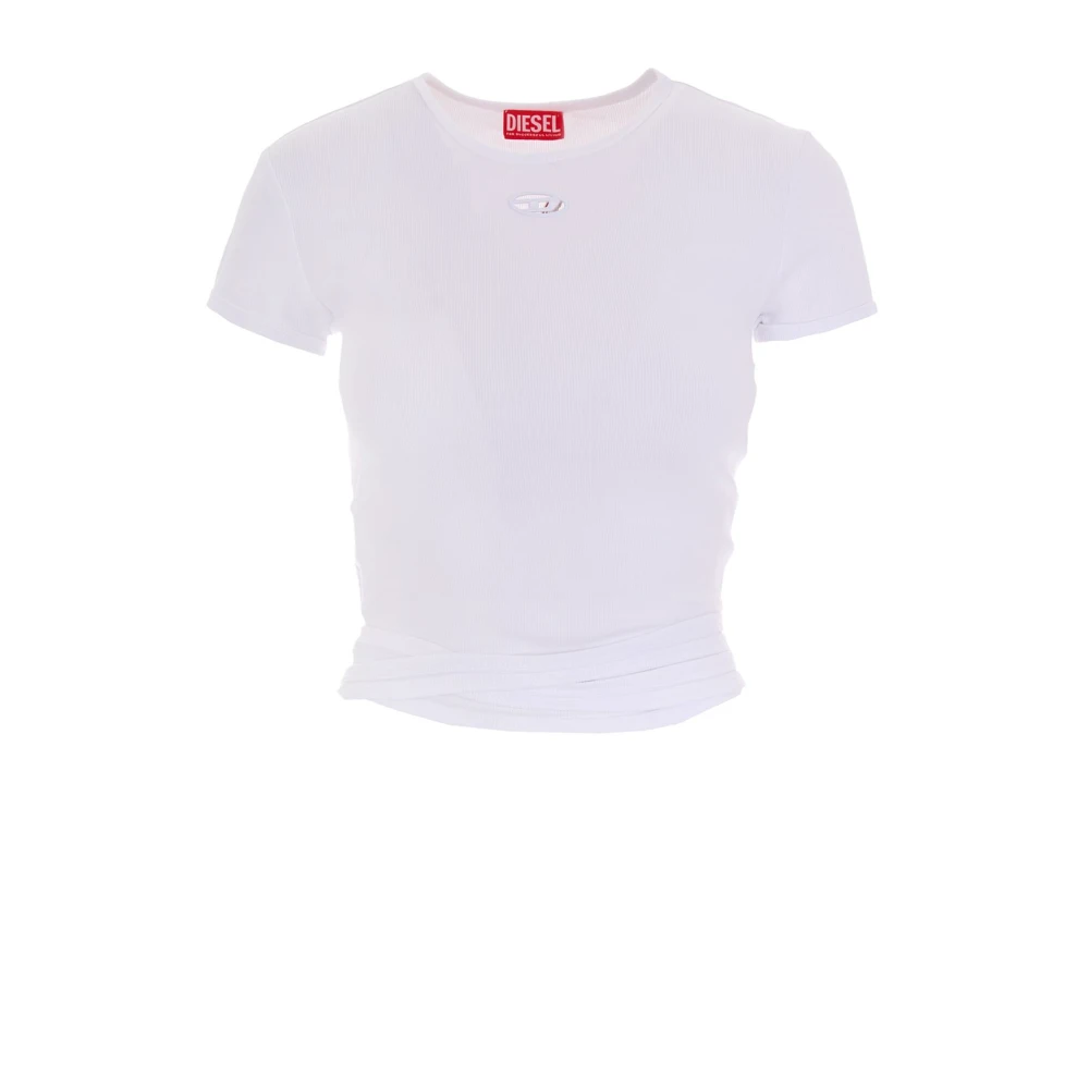 Diesel T-Bunny-Tail S1 T-Shirt - Female - T-Shirts - White - S - Tops
