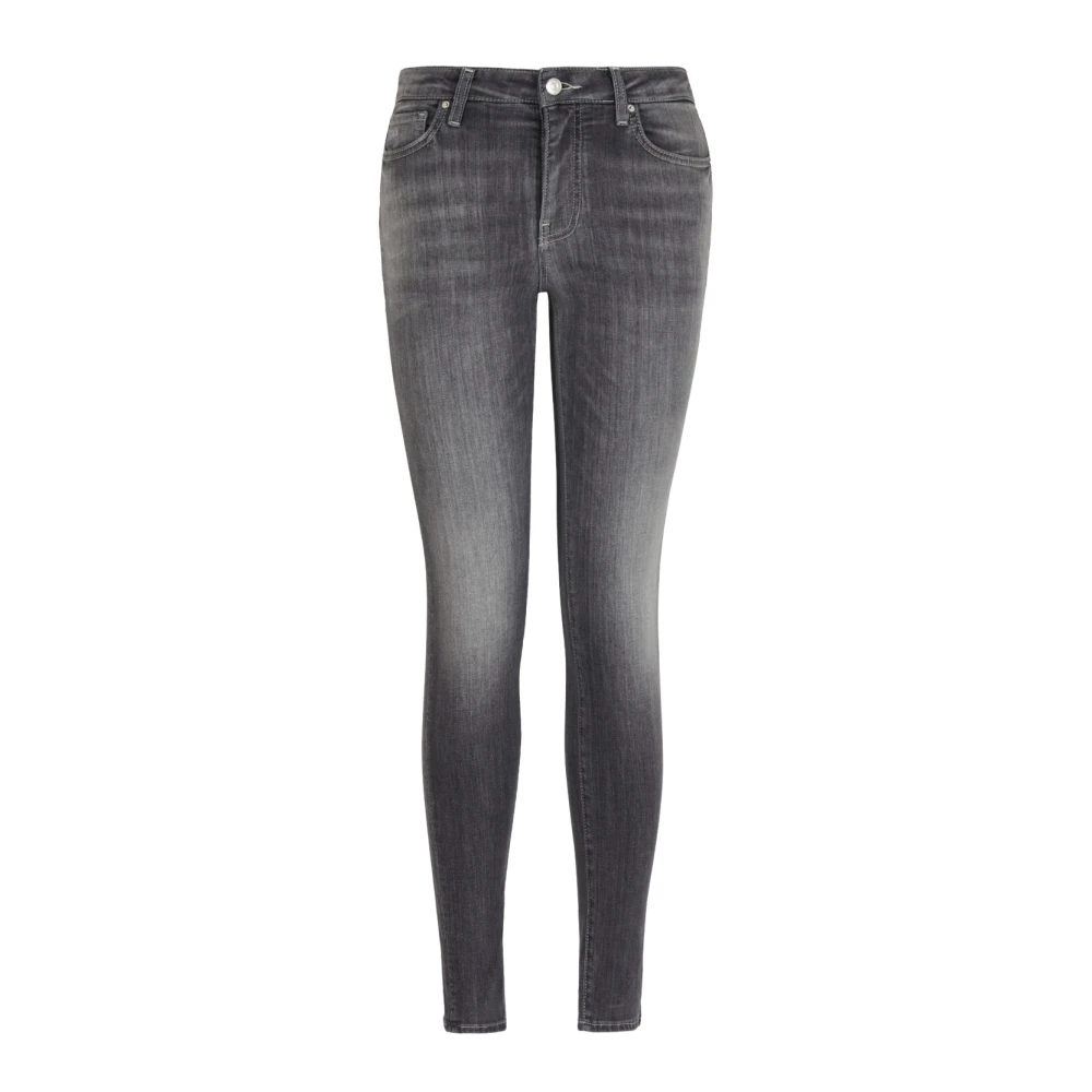 Armani Exchange Skinny Jeans Gray Dames