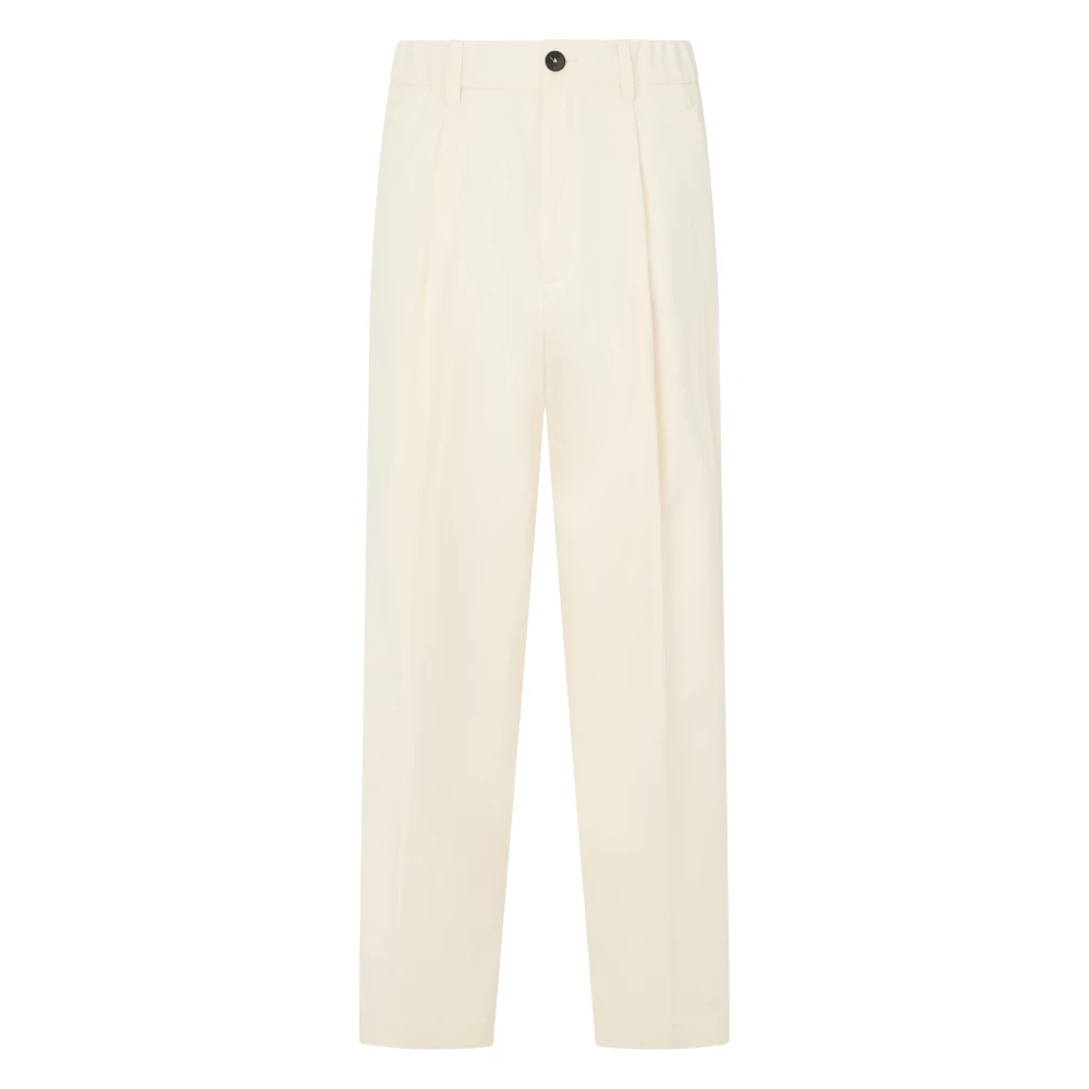 Herno Hombre Blanco Pantalones, Talla: L