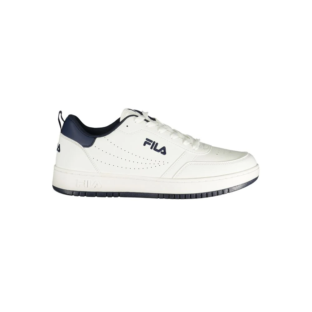 Fila Men's White Sneakers, 10 Uk, Polyester Sneaker