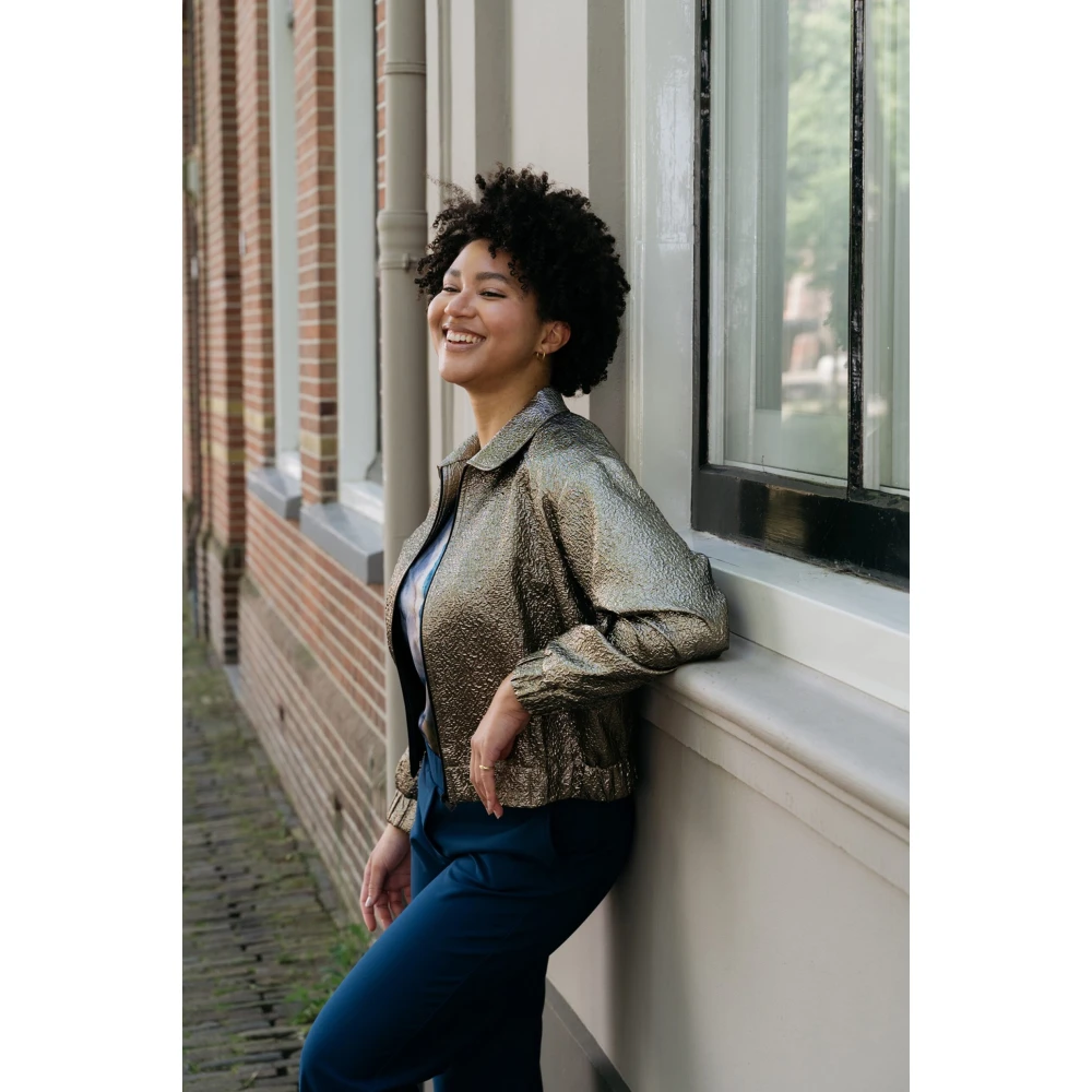 &Co Woman Patrice Twill BD-Denim Blue Dames