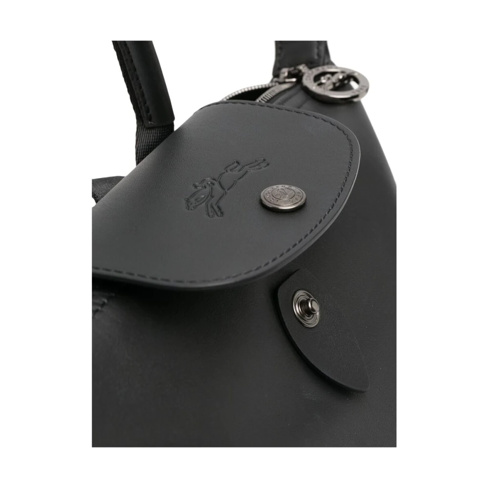Longchamp Paris Leren Rugzak Black Dames