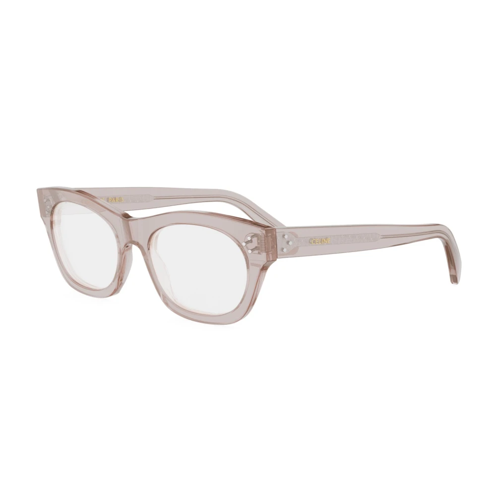Celine Pink Glasses, Female, 53 Mm, 3 Dots Eyeglasses