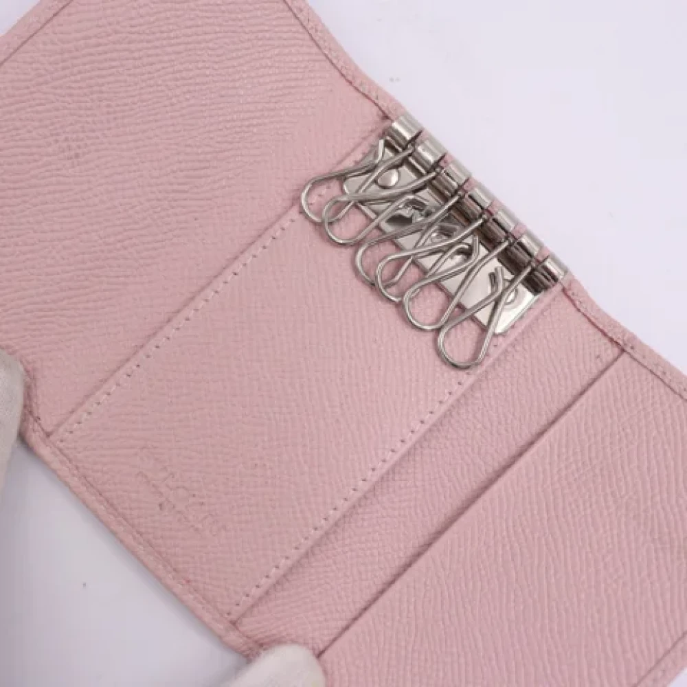 Bvlgari Vintage Pre-owned Leather wallets Pink Dames