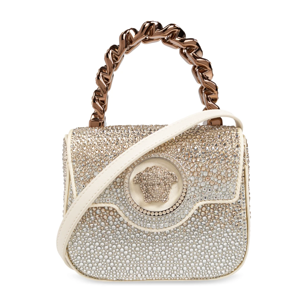 Versace Axelväska La Medusa Mini Beige, Dam