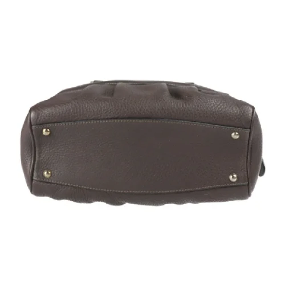 Salvatore Ferragamo Pre-owned Fabric handbags Brown Dames