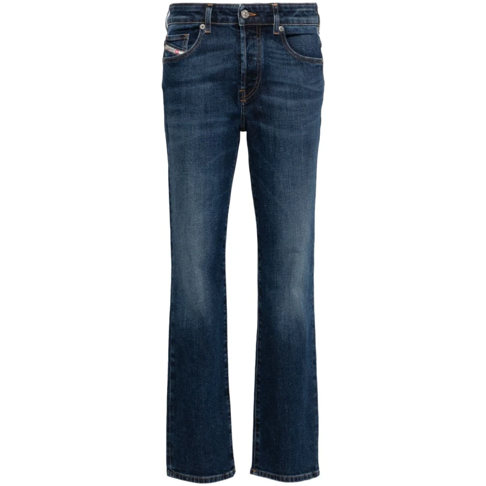 Diesel Indigo Blauw Stretch Denim Jeans Blue Dames