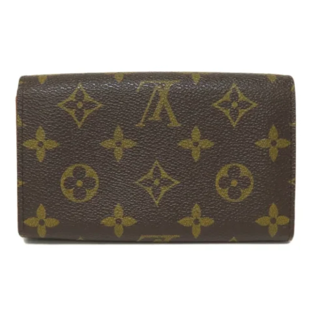 Louis Vuitton Vintage Pre-owned Fabric wallets Brown Dames