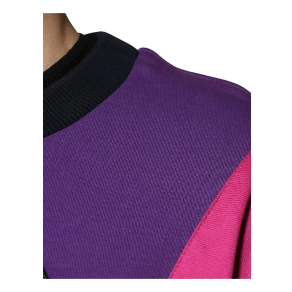 Dolce & Gabbana Multicolor Crew Neck Pullover Sweatshirt Multicolor Heren