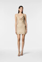 robe-courte-doree-a-paillettes-drapee