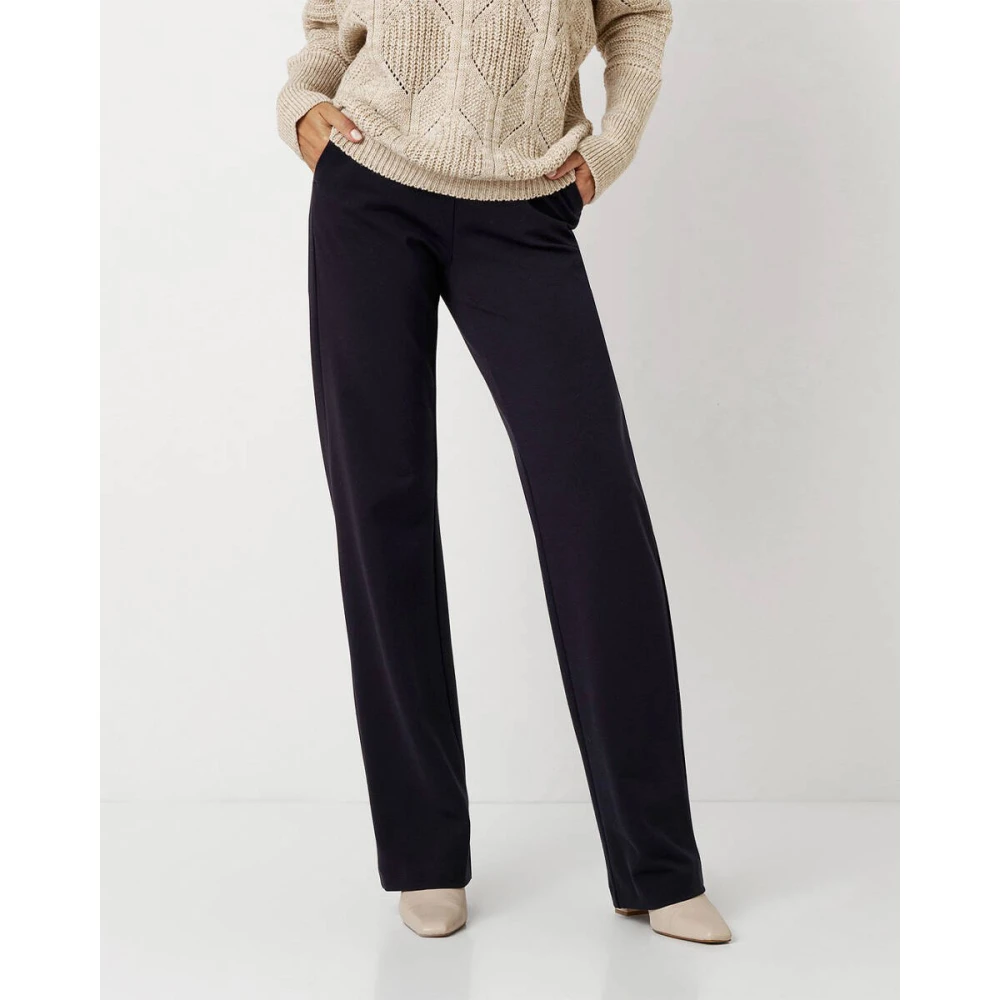 Toni Dress Elegant Pantalon Blue Dames