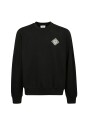 sweat-shirt-noir-avec-applique-col-rond