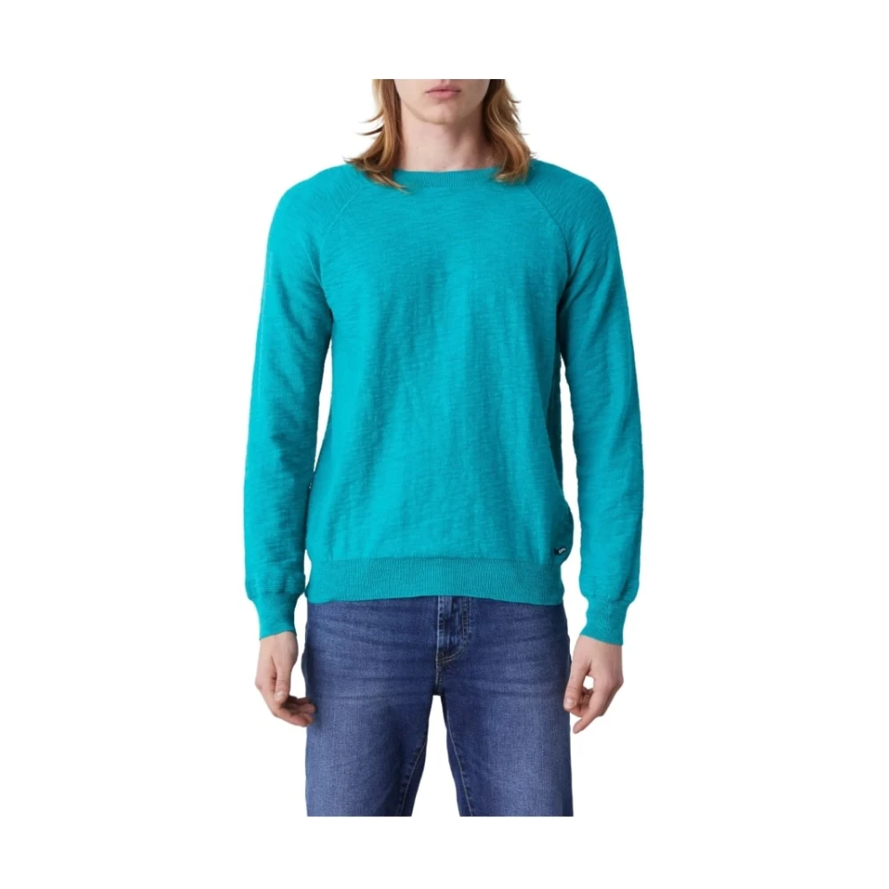 GAS Trui met ronde hals Green Heren