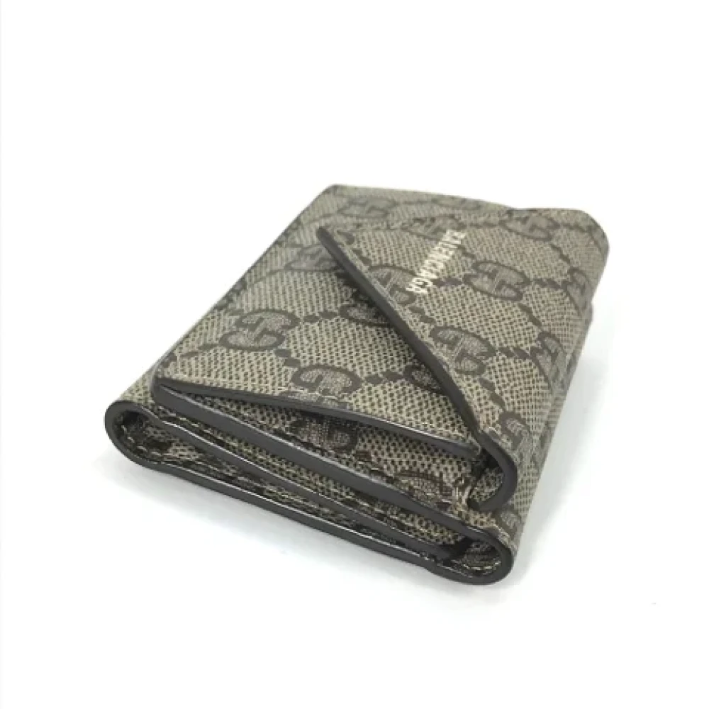 Gucci Vintage Pre-owned Canvas wallets Beige Dames