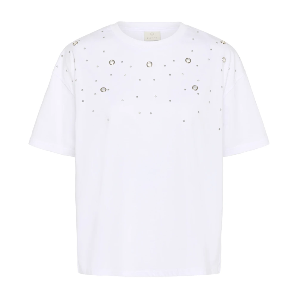 Kaffe - Tops > T-Shirts - White - Kaffe - Modalova