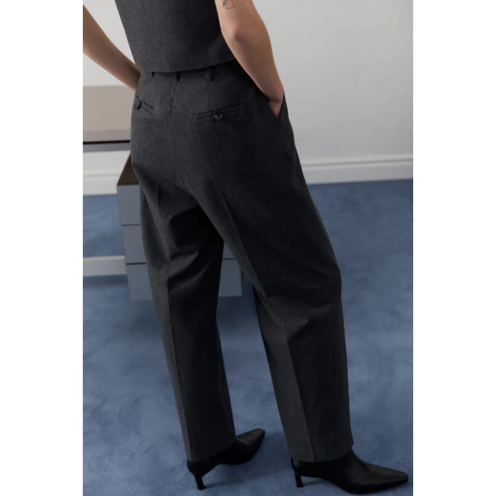 The New Society Jogger-style Tailored Pants Gray Dames
