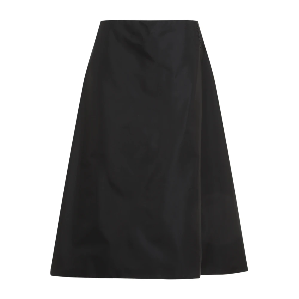Marni Women's Black Midi Skirts, S, A-Line Midi Skirt