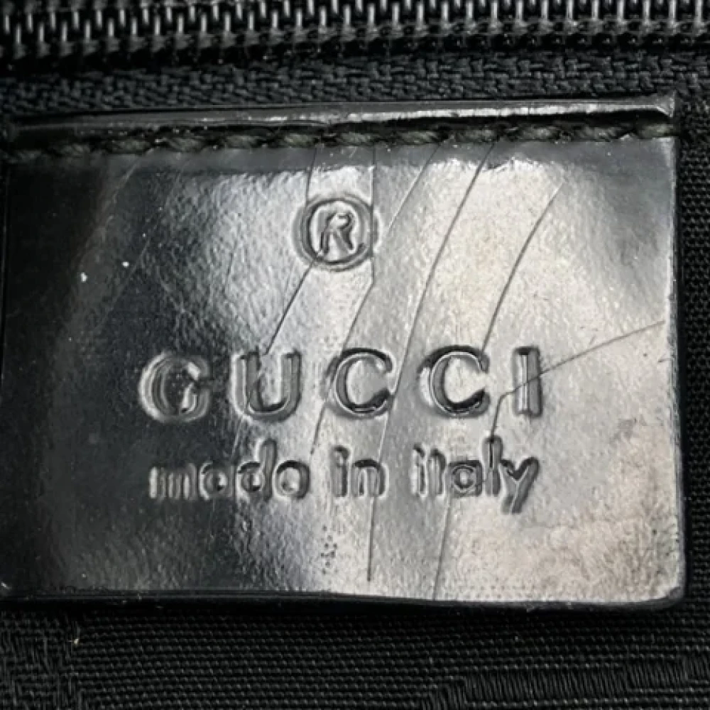 Gucci Vintage Pre-owned Canvas totes Black Dames