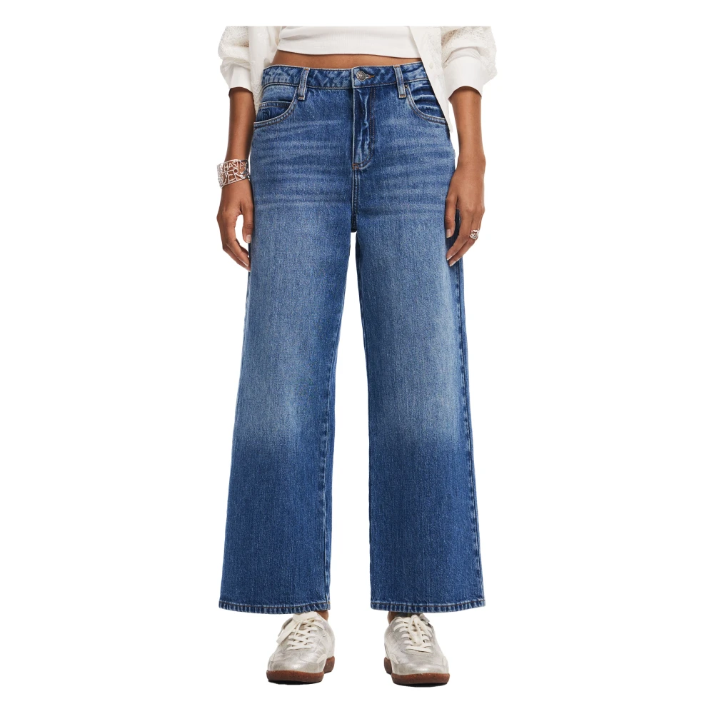 Desigual Denim Beryl Jeans Herfst Winter Collectie Blue Dames