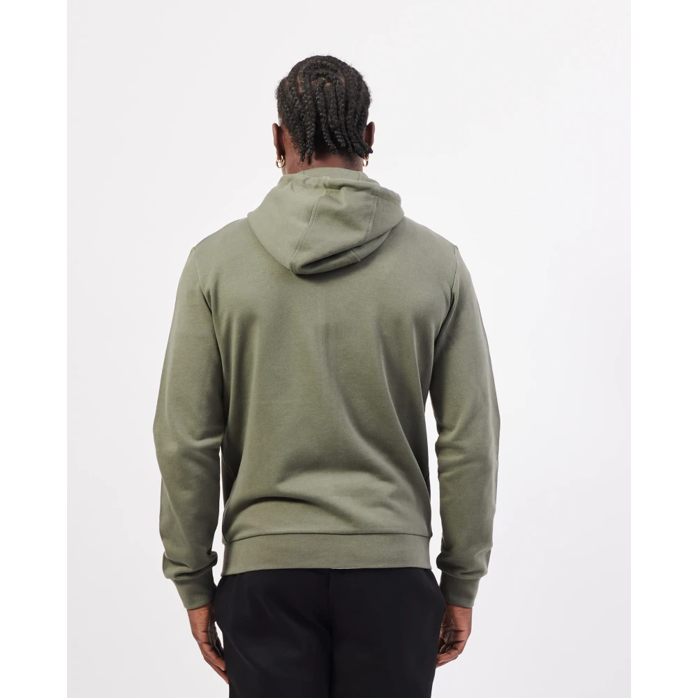 Bikkembergs Groene Hoodie Fullzip Logo Green Heren