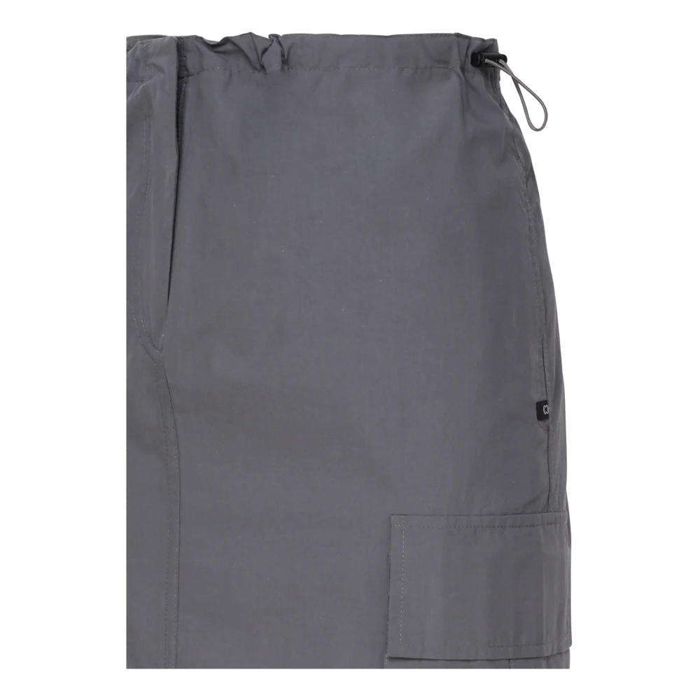Ottod'Ame Lange Rok met Zakken Graphite Gray Dames