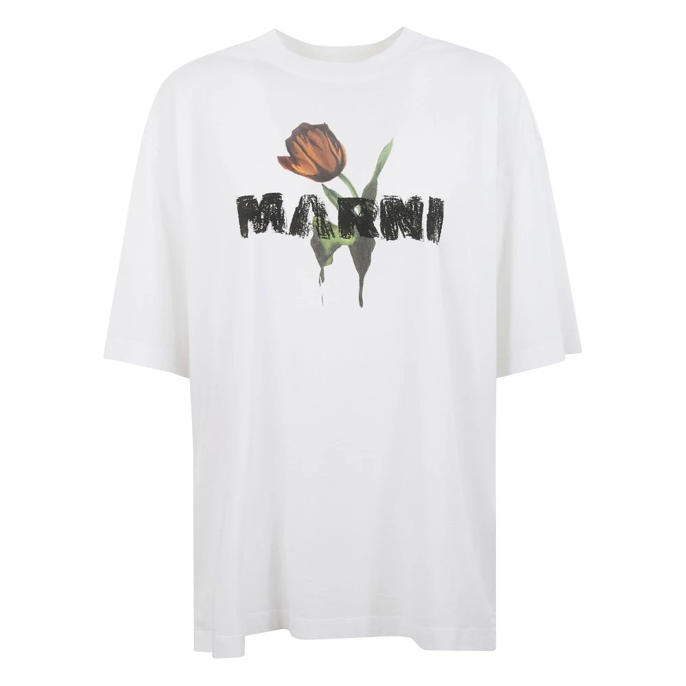 Marni - Tops > T-Shirts - White - Marni - Modalova