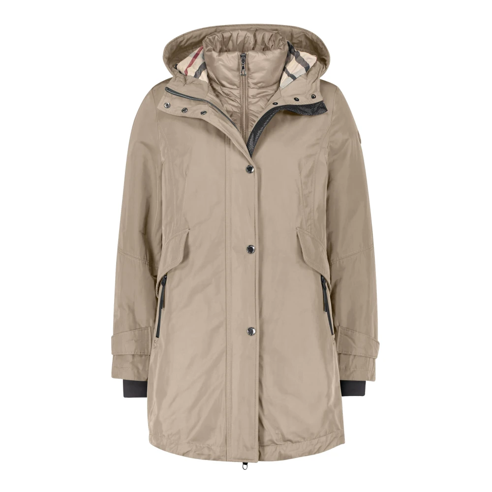 Gil Bret Popeline Jas 93326221 Beige Dames