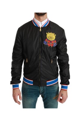 black-bomber-jacket-with-multicolor-motive