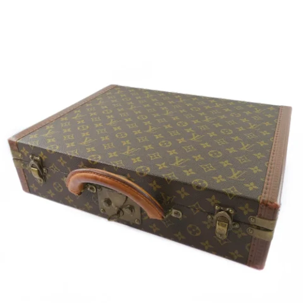 Louis Vuitton Vintage Pre-owned Canvas briefcases Brown Dames