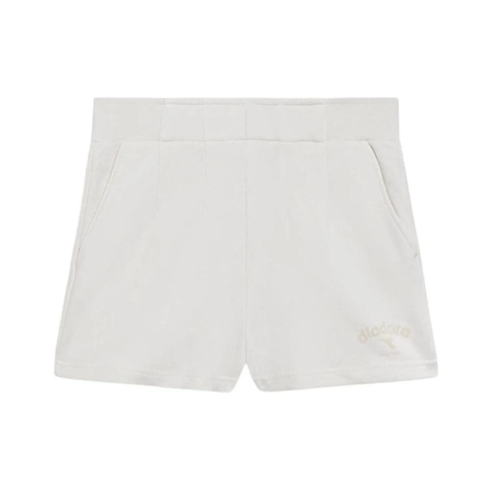 Diadora Bermuda Shorts 502.180422 Katoen Unisex White Heren