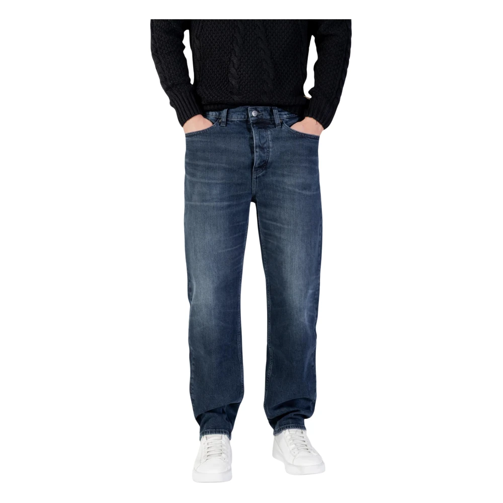 Tommy Jeans Men's Blue Straight Fit Jeans, W32 L32, Sonny Regular Tapered Jeans
