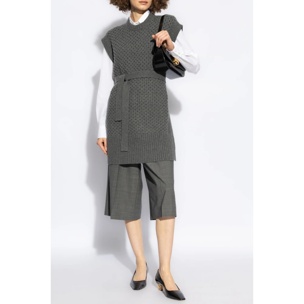 Fabiana Filippi Wollen vest Gray Dames