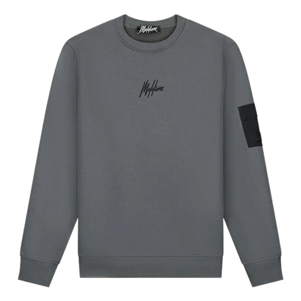 Malelions Grijze Trui Stijlvol Ontwerp Herenlions Gray Heren