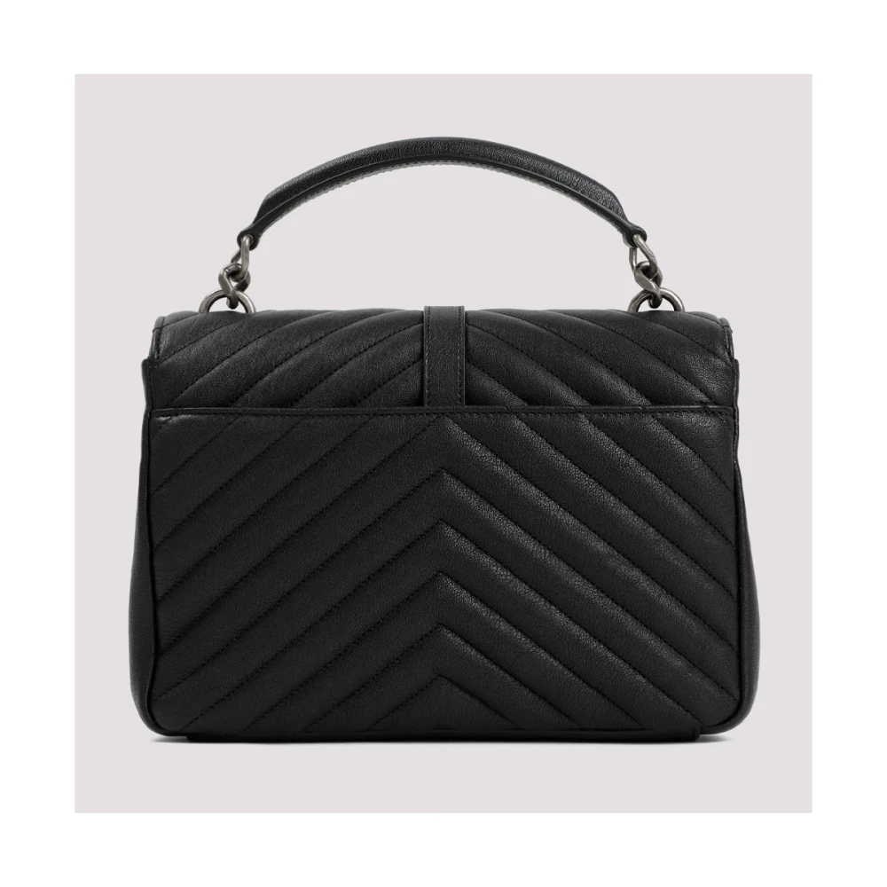 Saint Laurent Klassieke YSL College Tas in Zwart Black Dames