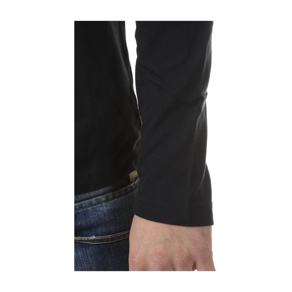 Emporio Armani EA7 Klassieke Polo Shirt voor Mannen Black Heren