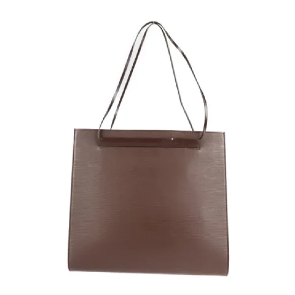 Louis Vuitton Vintage Tweedehands Bruin Leer Louis Vuitton Saint Tropez Brown Dames