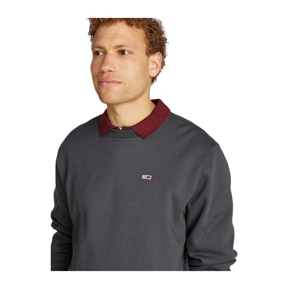 Tommy Jeans Crewneck Sweatshirt Gray Heren